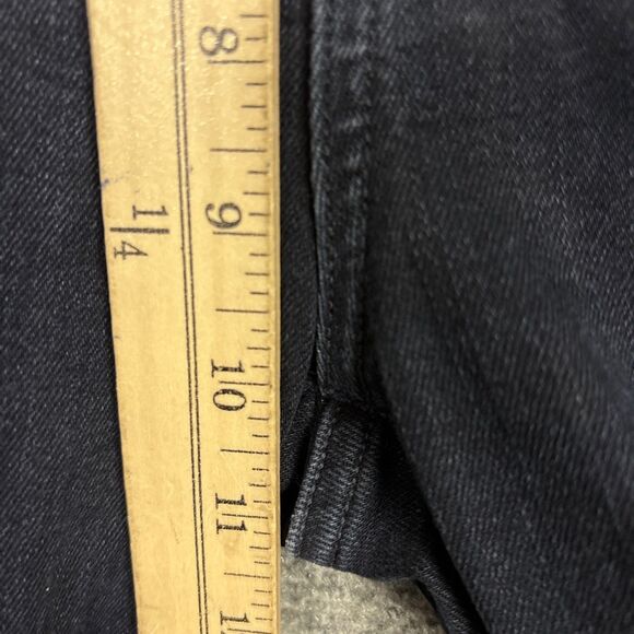 AGOLDE SOPHIE Jeans Womens Size 29 Blue Dark Wash Skinny Raw Hem - Picture 6 of 10